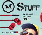 M Stuff Earphone With Mic