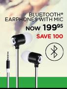 M Stuff Bluetooth Earphones With Mic