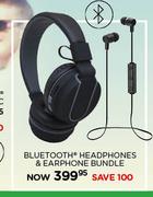 M Stuff Bluetooth Headphones & Earphone Bundle