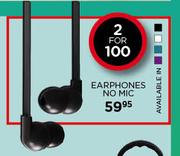 M Stuff Earphones (No Mic)-For 2