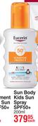 Eucerin Sun Protection Sun Body Kids Sun Spray SPF50+-200ml Each