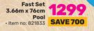 Bestway Fast Set 3.66m x 76cm Pool