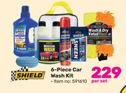 Shield 6 Piece Car Wash Kit-Per Set