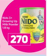 Nestle Nido 3+ Growing Up Milk Powder-1.8Kg