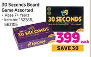 30 Seconds Board Game Assorted-Each