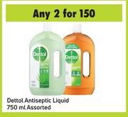 Dettol Antiseptic Liquid Assorted-For 2 x 750ml