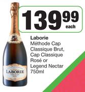 Laborie Methode Cap Classique Brut, Cap Classique Rose Or Legend Nectar-750ml Each