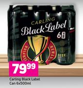 Carling Black Label Can-6 x 500ml