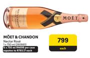 Moet & Chandon Nectar Rose-750ml Each