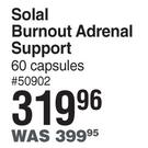 Solal Burnout Adrenal Support 60 Capsules
