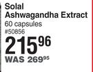 Solal Ashwagandha Extract 60 Capsules
