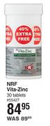 NRF Vita Zinc 30 Tablets