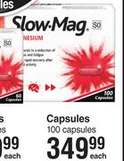 Slow Mag Capsules 100 Capsules-Each