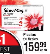 Slow Mag Fizzies 20 Fizzies-Each