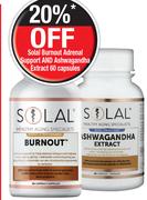 Solal Burnout Adrenal Support 60 Capsules