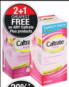 Caltrate Plus Chewables 30 Chewables Assorted-Each