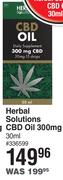 Herbal Solutions CBD Oil 300mg-30ml