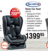 Bambino Stylo Car Seat