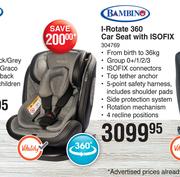 Bambino I Rotate 360 Car Seat With ISOFIX