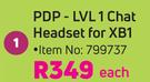 PDP-LVL 1 Chat Headset For XB1-Each