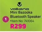 Volkano Mini Bazooka Bluetooth Speaker
