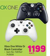Xbox One White Or Black Controller-Each