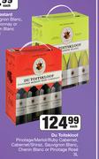 Du Toitskloof Pinotage/Merlot/Ruby Cabernet,Shiraz,Sauvignon Blanc,Chenin Blanc Or Pinotage Rose-3L