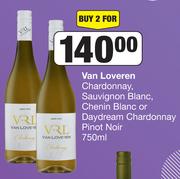 Van Loveren Chardonnay,Sauvignon Blanc,Chenin Blanc Or Daydream Chardonnay Pinot Noir-2 x 750ml