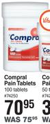 Compral Pain Tablets 100 Tablets