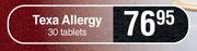 Texa Allergy 30 Tablets