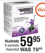 Nudrate 6 Sachets Assorted
