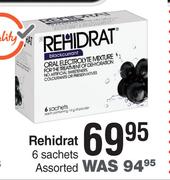 Rehidrat 6 Sachets Assorted