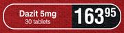 Dazit 5mg 30 Tablets