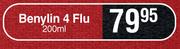 Benylin 4 Flu-200ml