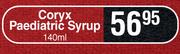 Coryx Paediatric Syrup-140ml