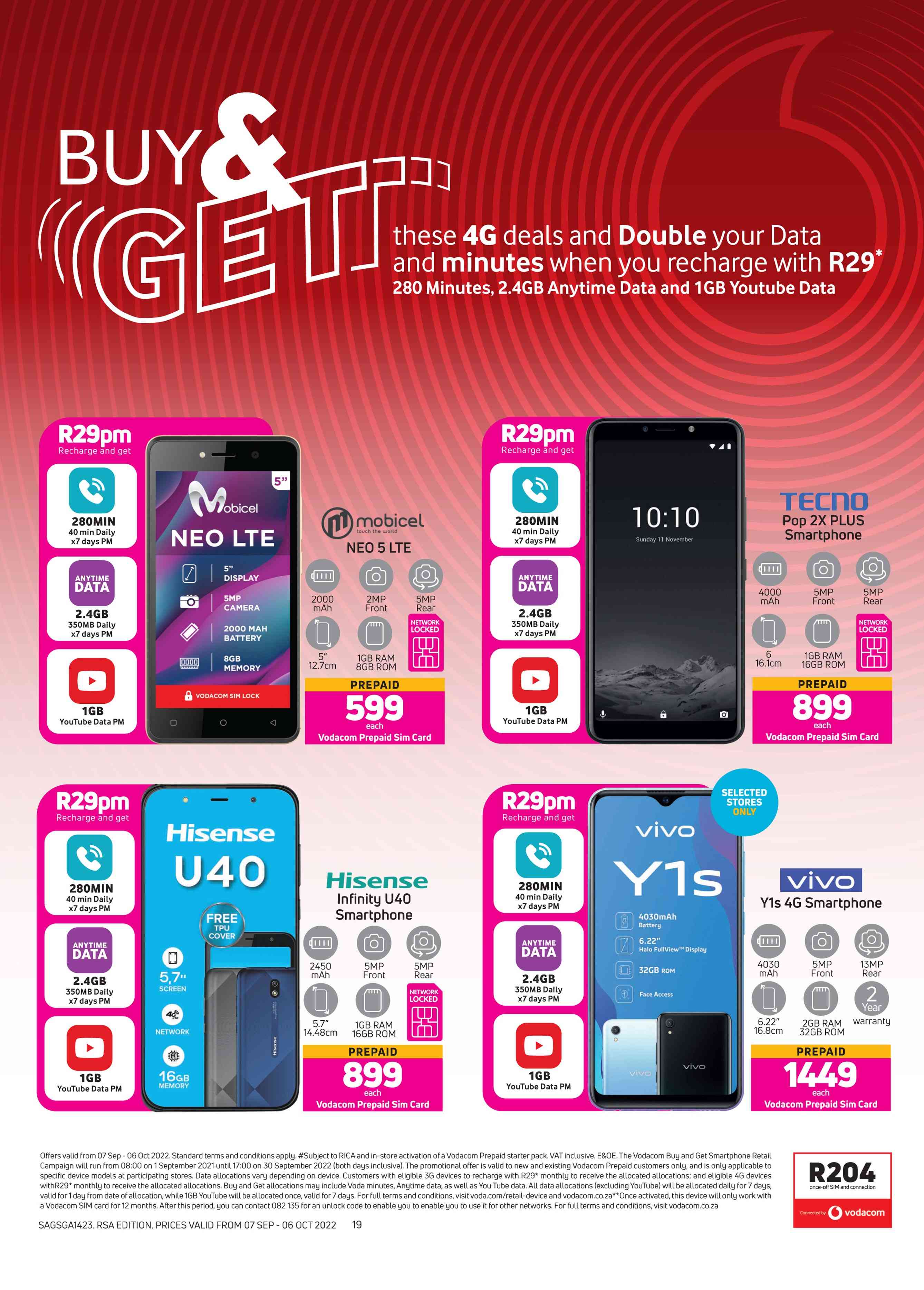 Special Mobicel Neo 5 LTE-Each — www.guzzle.co.za