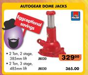 Autogear Dome Jacks 2 Ton, 2 Stage, 385mm Lift JB020