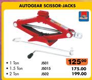 Autogear 1.5 Ton Scissor Jacks JS015