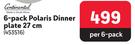 Continental 6 Pack Polaris Dinner Plate 27cm-Per 6 Pack