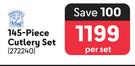 145 Piece Cutlery Set-Per Set