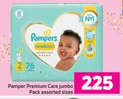 Pampers Premium Care Jumbo Pack Assorted Sizes