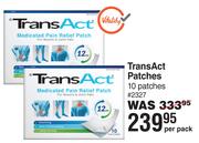 TransAct Patches-10Patches Per Pack