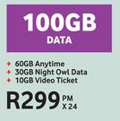 Red Hot Deals 100GB Data