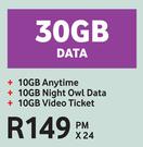 Red Hot Deals 30GB Data