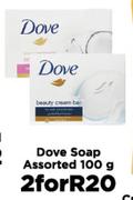 Dove Soap Assorted-For 2 x 100g