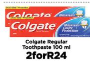 Colgate Regular Toothpaste-For 2 x 100ml