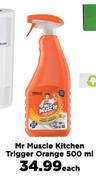 Mr Muscle Kitchen Trigger (Orange)-500ml Each
