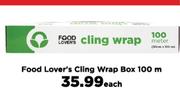 Food Lover's Cling Wrap Box-100m Each