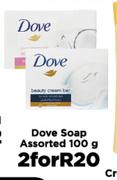 Dove Soap Assorted-For 2 x 100g