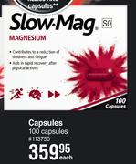 Slow Mag Capsules 100 Capsules-Each